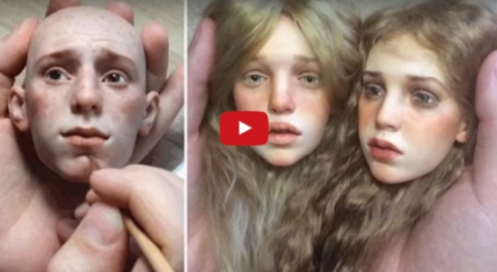 بالفيديو  .. فنانة روسية تصنع دمى تحير المشاهدين وتخيفهم !