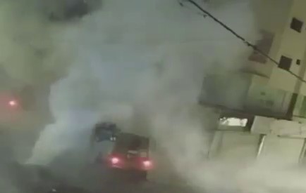 بالفيديو  ..  رجال جنين يفجرون جيب "إسرائيلي" في كمين محكم 