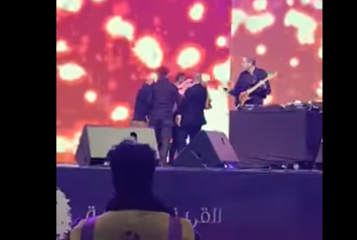 بالفيديو: إليسا تُصاب بالإغماء على المسرح في دبي