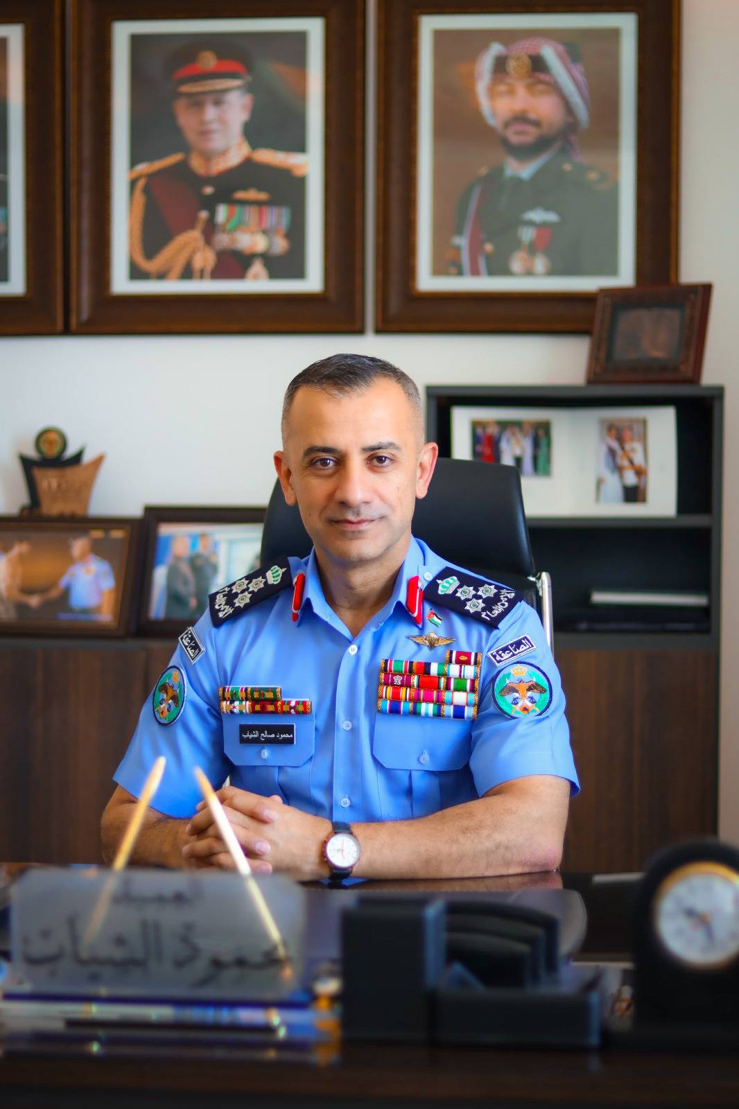 "سرايا" تهنئ العميد محمود الشياب بمناسبة الترفيع 