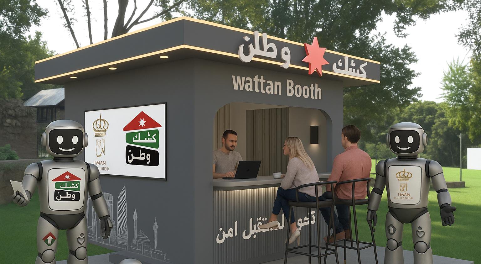 المساعيد يطلق مبادرة "كشك وطن وتطبيق إيمان" لدعم وتمكين الشباب رقمياً