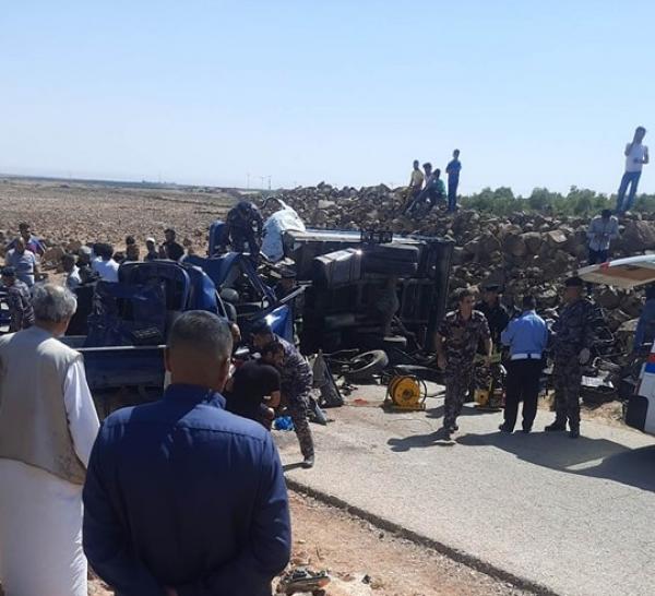 الأمن العام يكشف سبب حادث المفرق الذي أودى بحياة 9 أشخاص يوم أمس