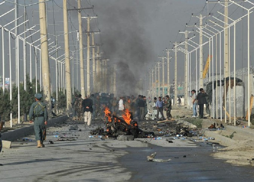 مقتل 20 شخصا من طالبان ومدنيين افغان بهجوم انتحاري