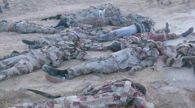 مصر ..  المتحدث العسكري ينشر صور جثث منفذي هجوم سيناء