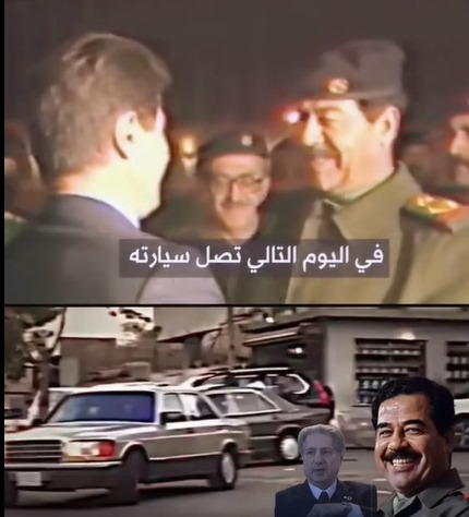 "سأرسل لك سيارتي" ..  رد صدام حسين بعد محاولة اغتيال "أمين الجميل" - فيديو
