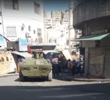 مصدر أمني يكشف لـ"سرايا" تفاصيل تواجد دبابات وجنود في وسط البلد 
