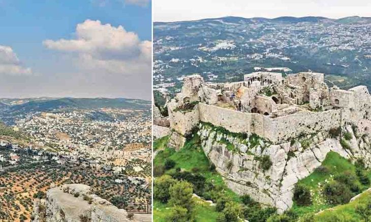 عجلون الأردنية: مدينة الجبل والوادي والزيتون والكنائس والقلعة