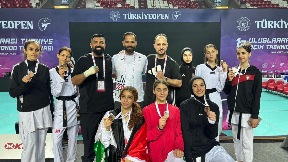 المنتخب الوطني للناشئات يحصد 7 ميداليات ببطولة تركيا للتايكواندو