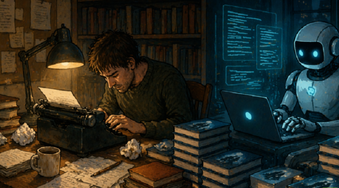 الذكاء الاصطناعي دخل مضمار المنافسة الفعلية مع مؤلفي الأدب التجاري