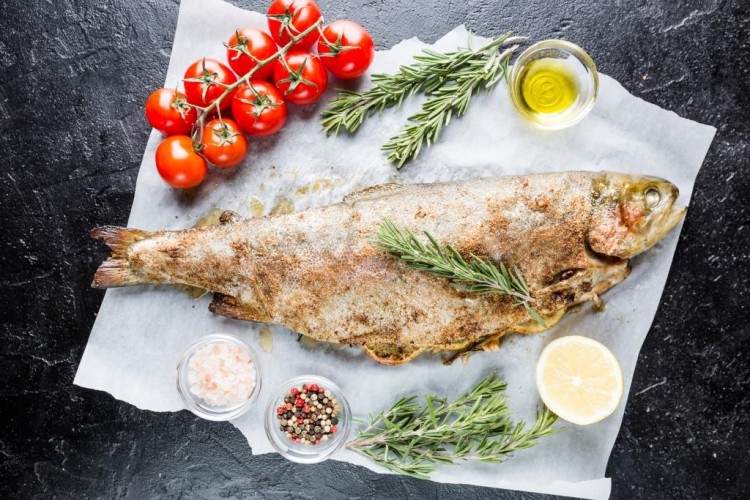 سمك الهامور بالفرن