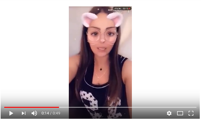 بالفيديو  ..  "كرزون" تهدد  كل من ينشر عنها اخبار كاذبة حول رقصة "كيكي"