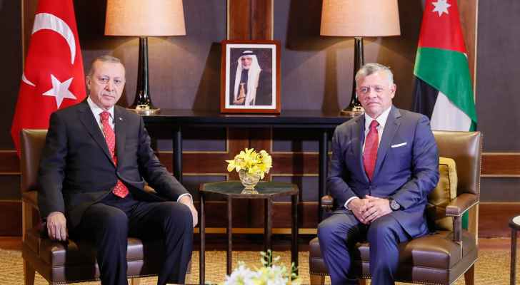 الرئيس التركي يزور الأردن الاثنين