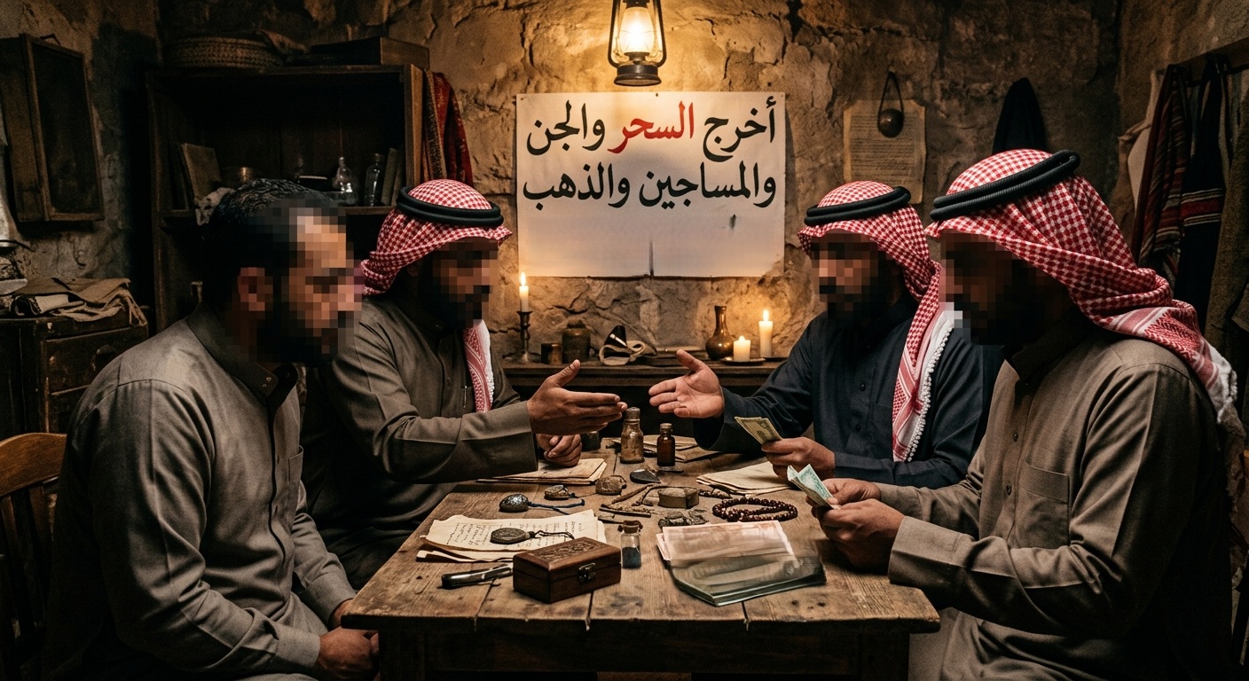 "أخرج السحر والجن والمساجين والذهب" ..  أردنيان يحتالان على شخص بـ5800 دينار