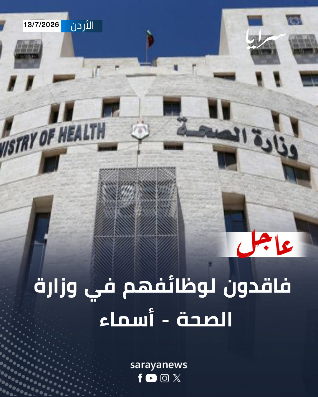 فاقدون لوظائفهم في وزارة الصحة - أسماء