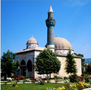  المسجد الأخضر Yeşil Cami مزيجا رائعا من فن العمارة 
