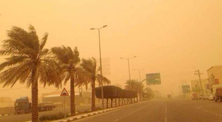 الأرصاد الجوية الاردنية تحذر مرضى الجهاز التنفسي من المنخفض الخماسيني 