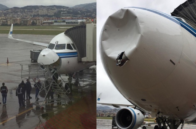 ماذا فعلت كتلة ثلجية في سماء لبنان بطائرة كويتية  ..  و هذا مصير الركاب؟؟  ..  صور 
