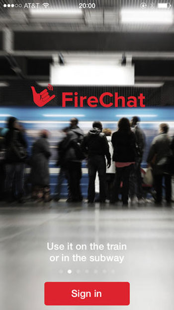 الدردشة دون الدخول إلى الإنترنت مع تطبيق "FireChat" 