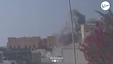 بالفيديو ..  شاهد لحظة استهداف طائرات الاحتلال لمقر حركة حماس في الدوحة
