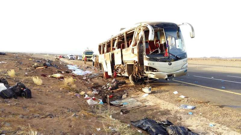 السعودية : وفاة 19 معتمرا و41 جريح في حادث جديد 
