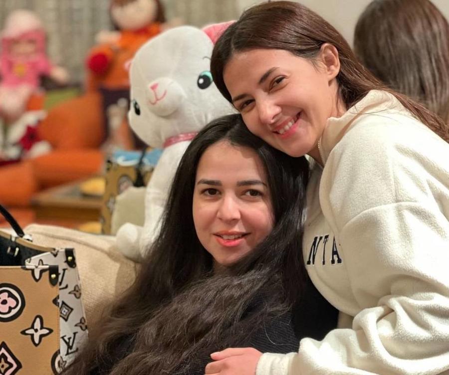  أحدث ظهور لدنيا سمير غانم وشقيقتها إيمي 