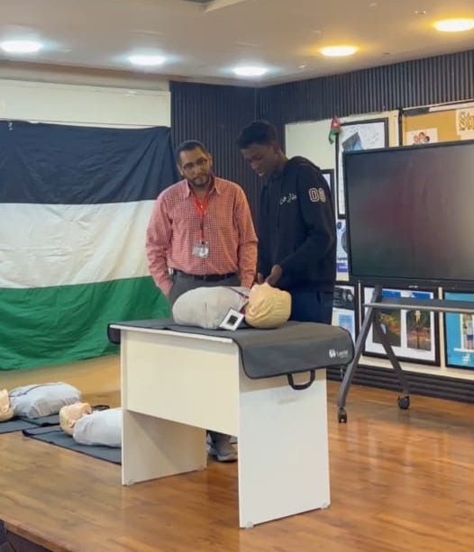  كلية التمريض في جامعة الزيتونة الأردنية تنفذ تدريبًا توعويًا حول "الإنعاش القلبي الرئوي" بالتعاون مع مدرسة مارشال الدولية