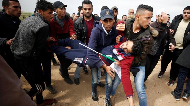 إصابة 14 فلسطينيا برصاص الاحتلال شرق قطاع غزة