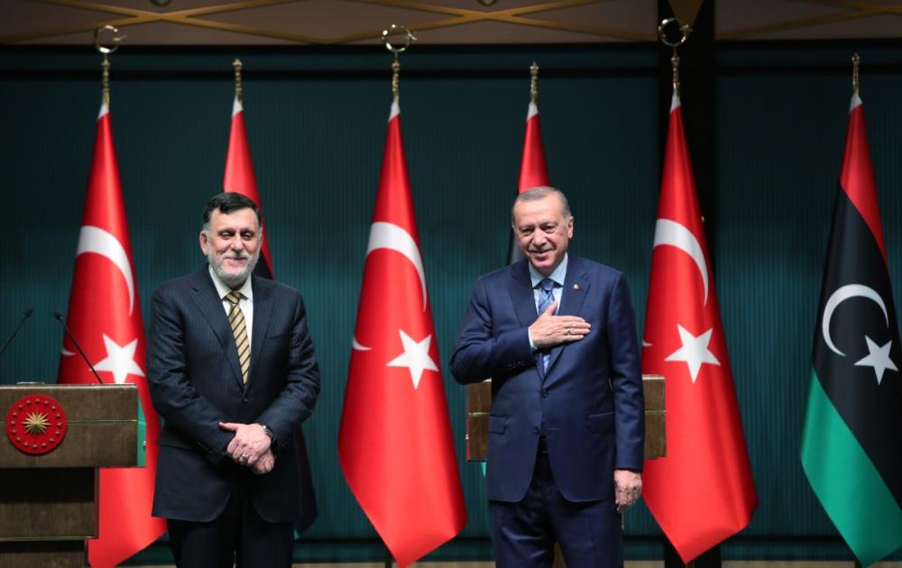 إردوغان يعرب عن الأسف لاعتزام السراج التنازل عن السلطة