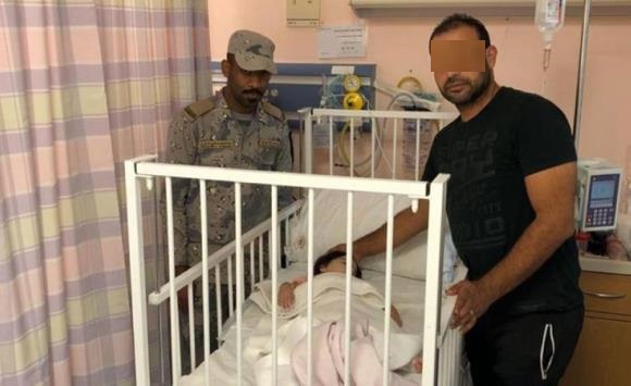 إنقاذ طفلة أردنية من الغرق في ينبع