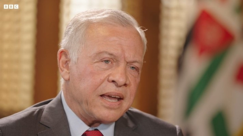 الملك لـ "بي بي سي": القوات الدولية ليست هي الجهة لفرض السلام في غزة