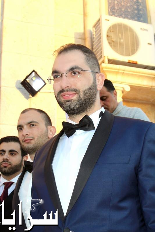 بالصور  ..  زفاف النائب قيس زيادين على رنا العلم