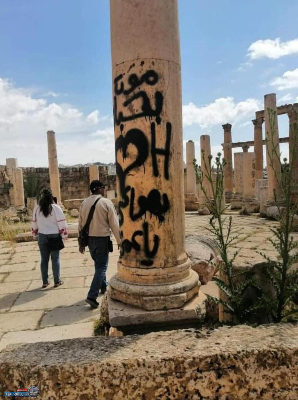 مصدر أمني لـ"سرايا": المعتدي على أثار جرش اقدم على هذا الفعل من اجل "لفت انتباه حبيبته"