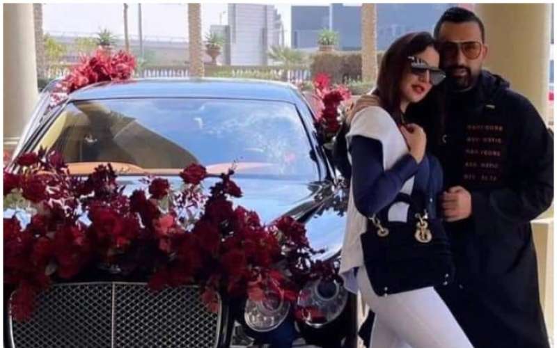 بعد الصورة المثيرة للجدل ..  درة ترد على حقيقة إهداء زوجها سيارة فخمة لها في عيد الحب