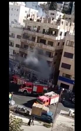حريق مخبز في وادي صقرة  ..  فيديو