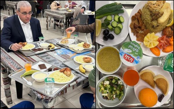 وجبة إفطار البشير  ..  قبل وبعد زيارة وزير الصحة 