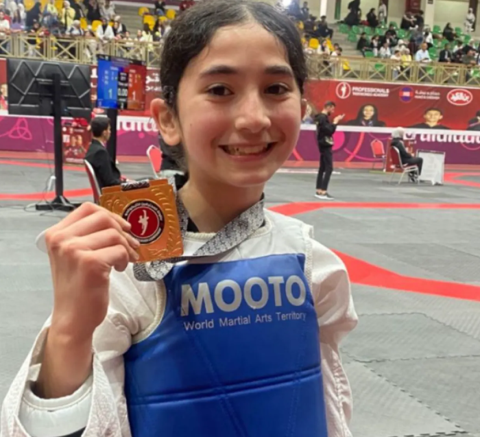 نور الشخانبة تحصد ذهبية بطولة المحترفين السادسة للتايكواندو