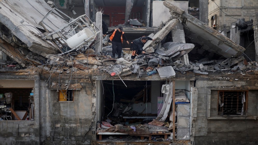 إصابات في قصف لجيش الاحتلال استهدف برجا سكنيا برفح