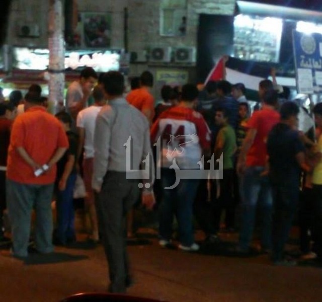 بالفيديو والصور : الأردنيون يحتفلون بإنتصار غزة