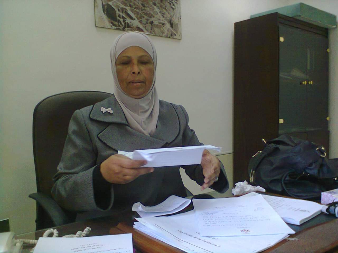 شكر وعرفان لسعادة النائب السابق فاطمة ابو عبطة