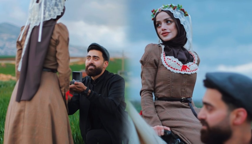 على طريقة أفلام الأميرات ..  عبير الصغير تكشف هوية خطيبها