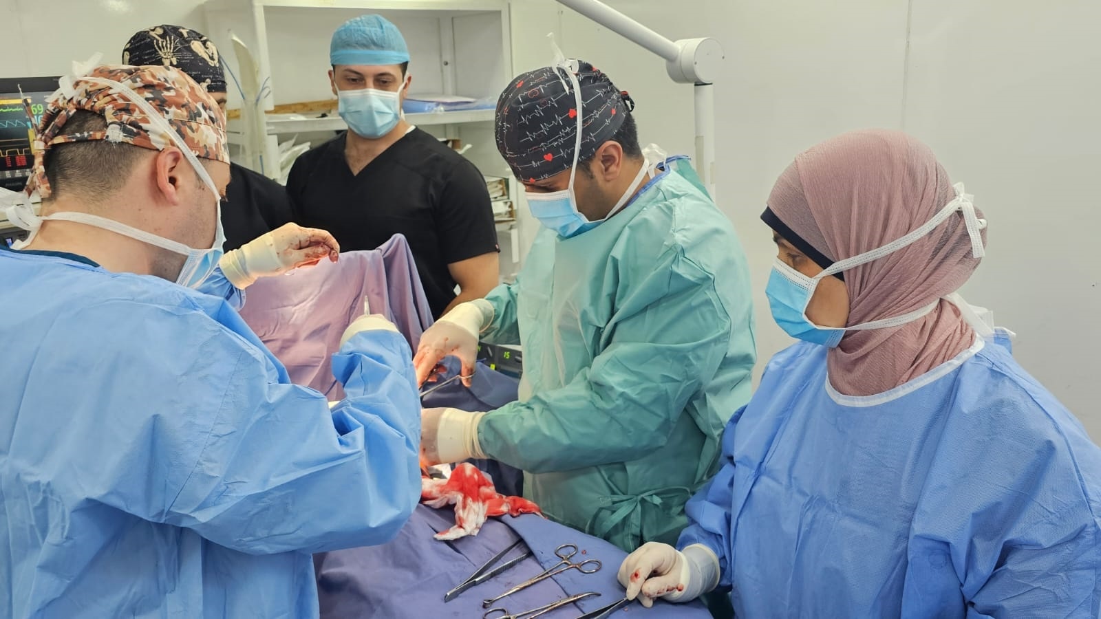 المستشفى الميداني الأردني نابلس /10 يجري عملية نوعية