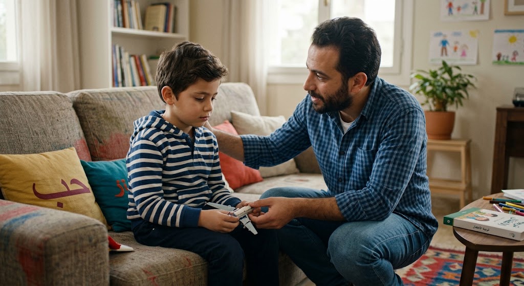 كيف أتعامل مع ابني في الخطأ الذي وقع فيه