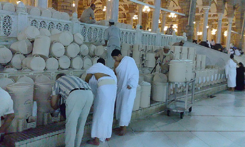 تعرف على كمية مياه زمزم التي استهلكها الحجاج