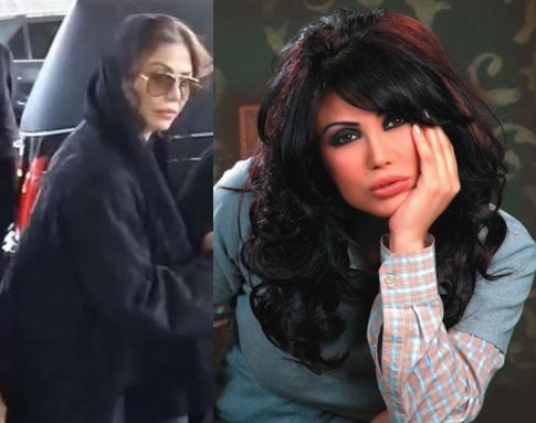 ظهور نورمان أسعد بعد غياب بعزاء والد زوجها - فيديو