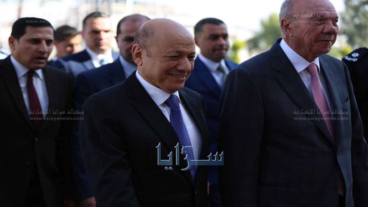 بالصور ..  رئيس المجلس الانتقالي الجنوبي في اليمن يزور مجلس الأمة الأردني
