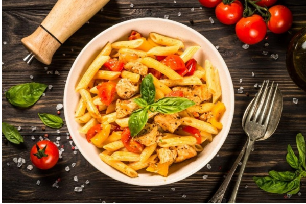  باستا بالدجاج والخضار