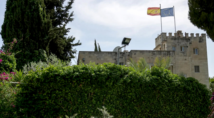 تل أبيب تهدد بإغلاق قنصلية إسبانيا في القدس المحتلة