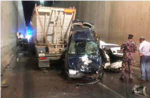 إصابات بحادث سير مروع على أوتوستراد المفرق - الزرقاء