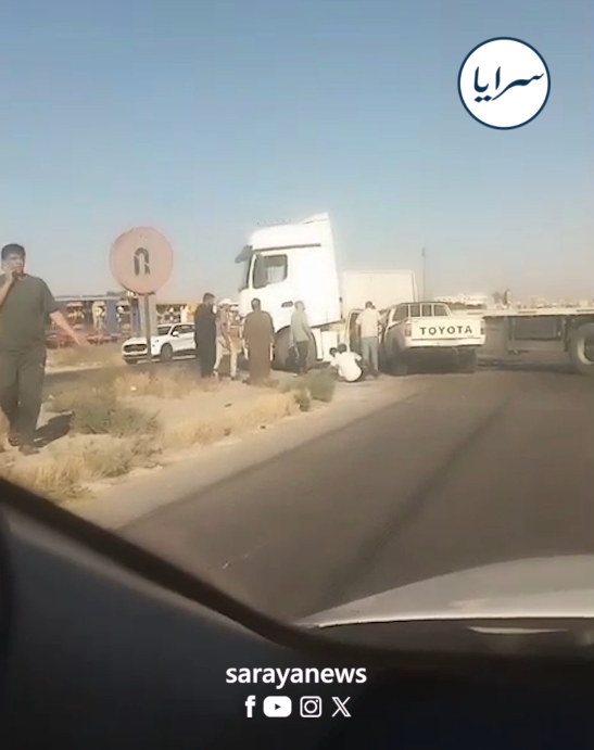 إصابات إثر حادث تصادم بالقرب من المنطقة الحرة في الزرقاء