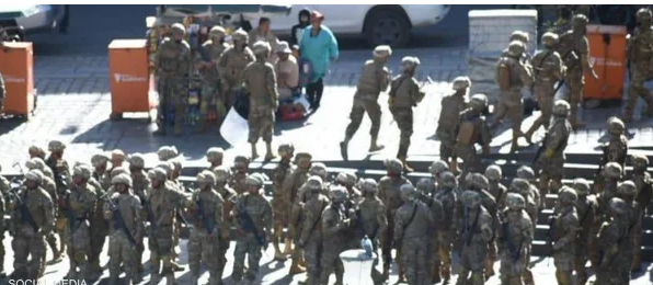 انقلاب عسكري في بوليفيا  ..  والجيش يقتحم قصر الرئيس